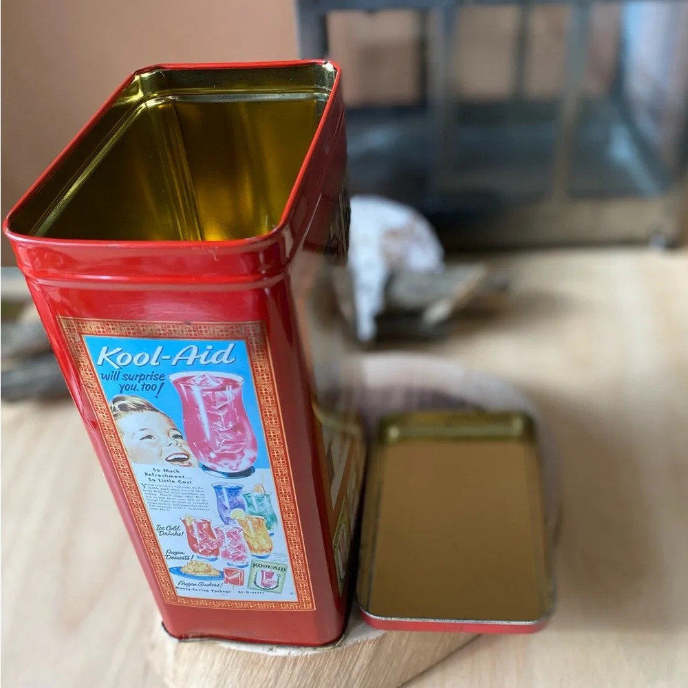 Vintage Kool-Aid Red Tin